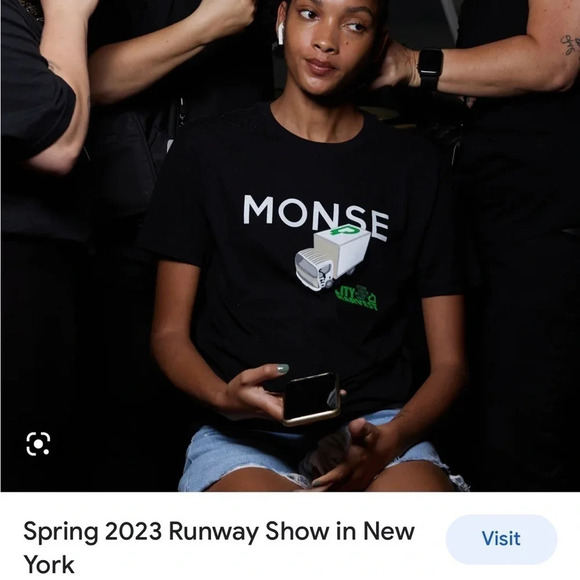 Monse Tshirt City Harvest NYC Spring Runway 2023 NYFW  Unisex Womens Medium Tee - Picture 8 of 9